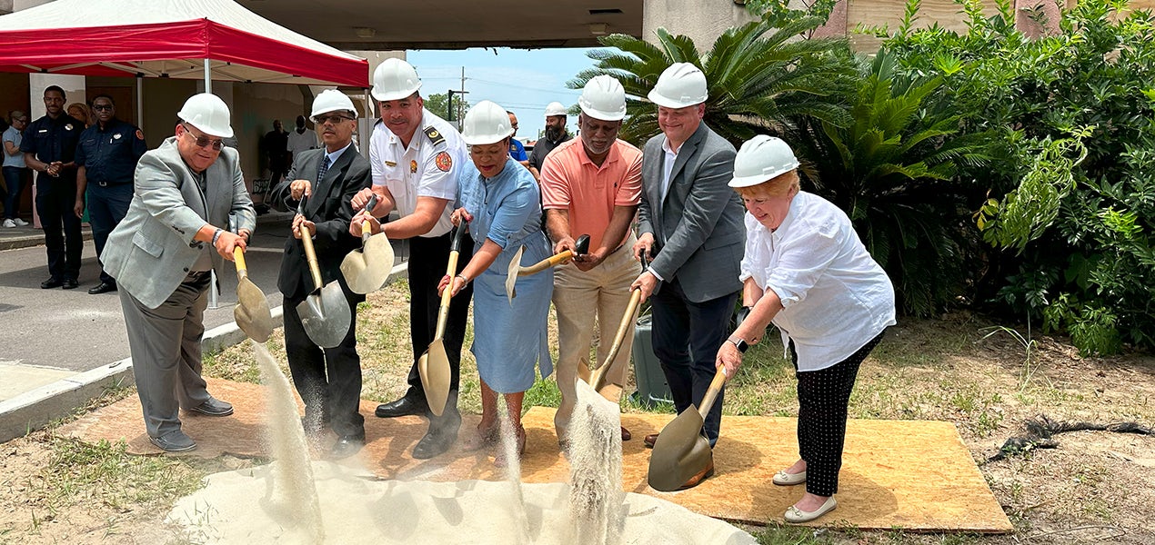 NOFD Headquarters Phase 2 Breaks Ground